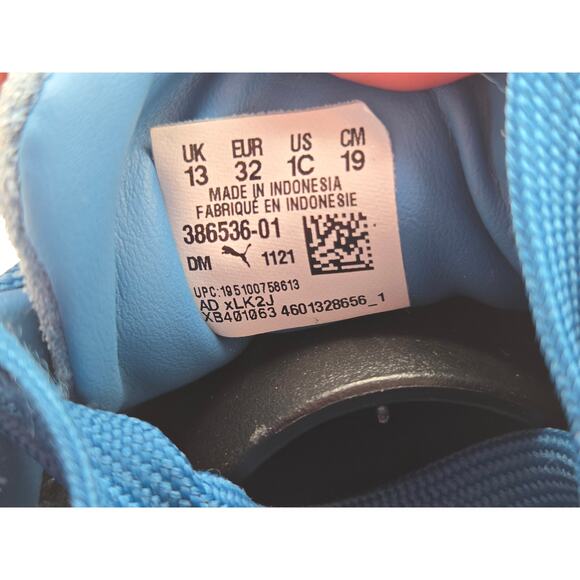 PUMA Suede Low Blue Boys Sz. 1C  | 386536-01 - Picture 8 of 8